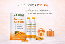 Load image into Gallery viewer, AMVital Turmeric Lip Balm 2-Pack
