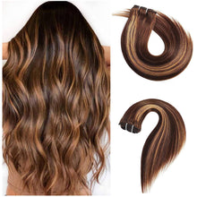 Load image into Gallery viewer, VIP Clip Extensions / Silky Straight 18" (140 g) - ClipeX System
