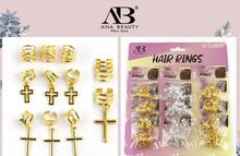 Load image into Gallery viewer, AB Ring Hair Accessories - Crosses
