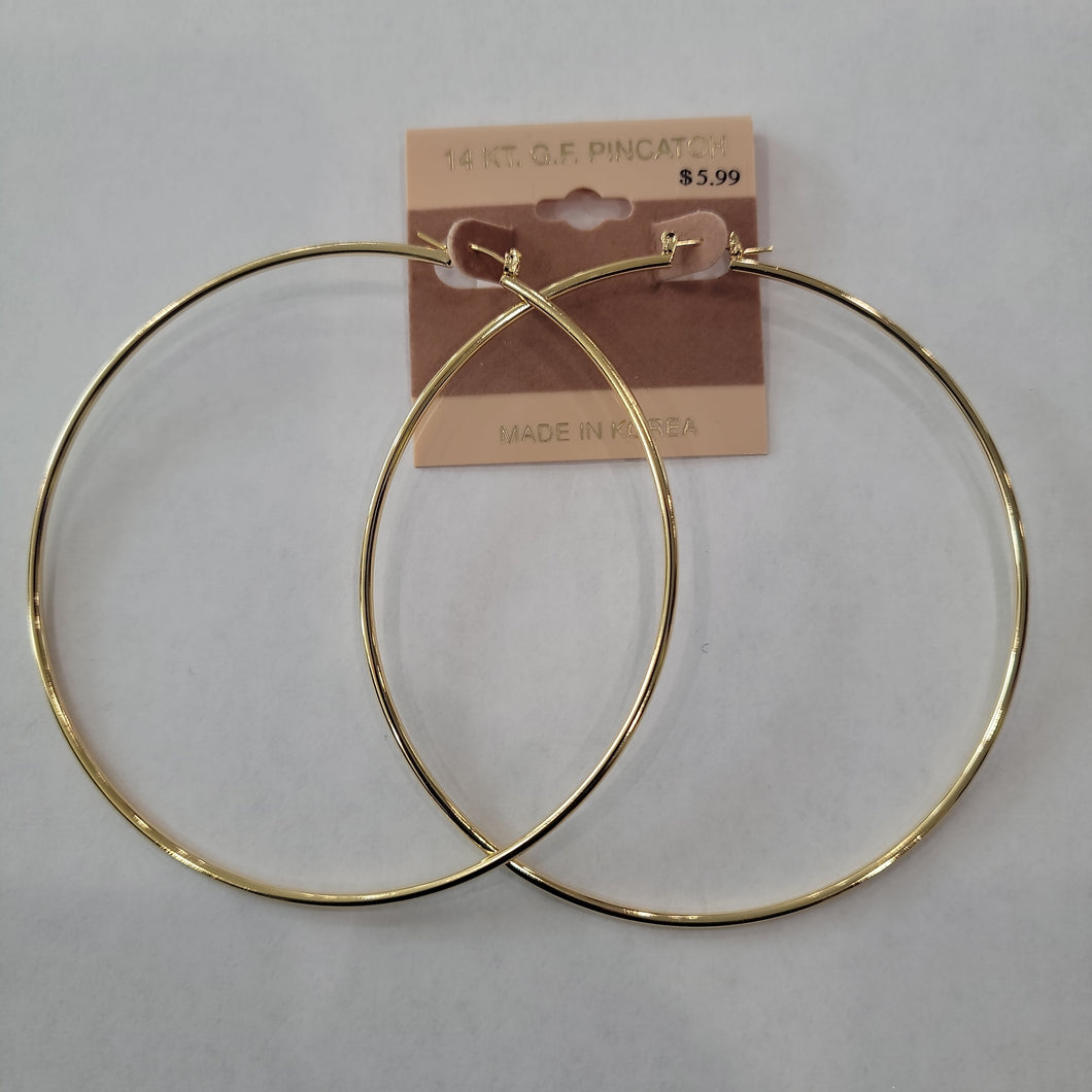Hoop Earrings #350390-G