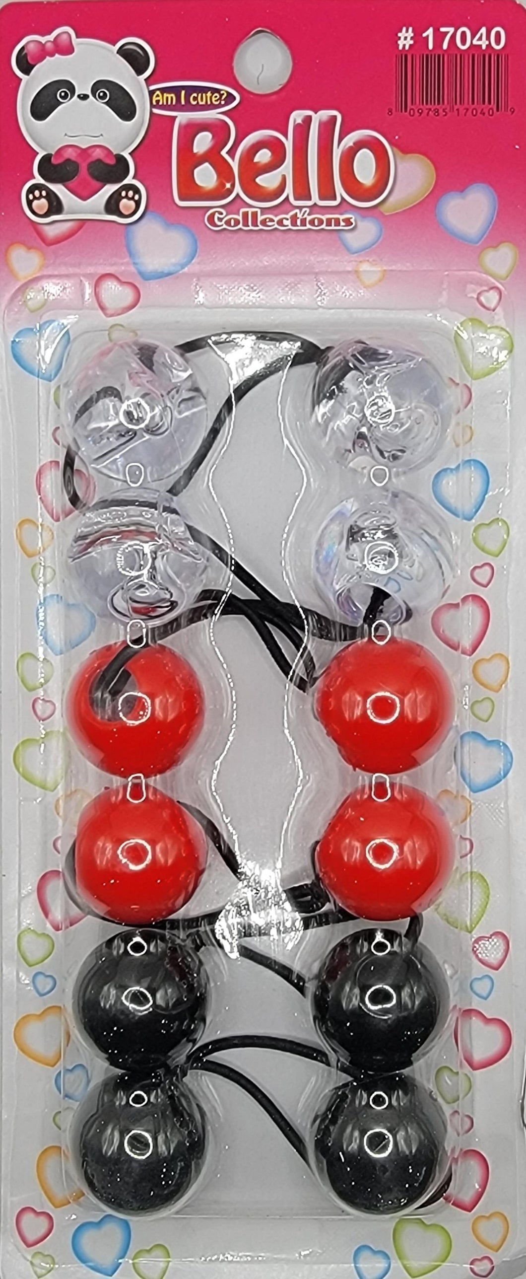Bello Hair Ponytail Bubbles #17040, 1pk