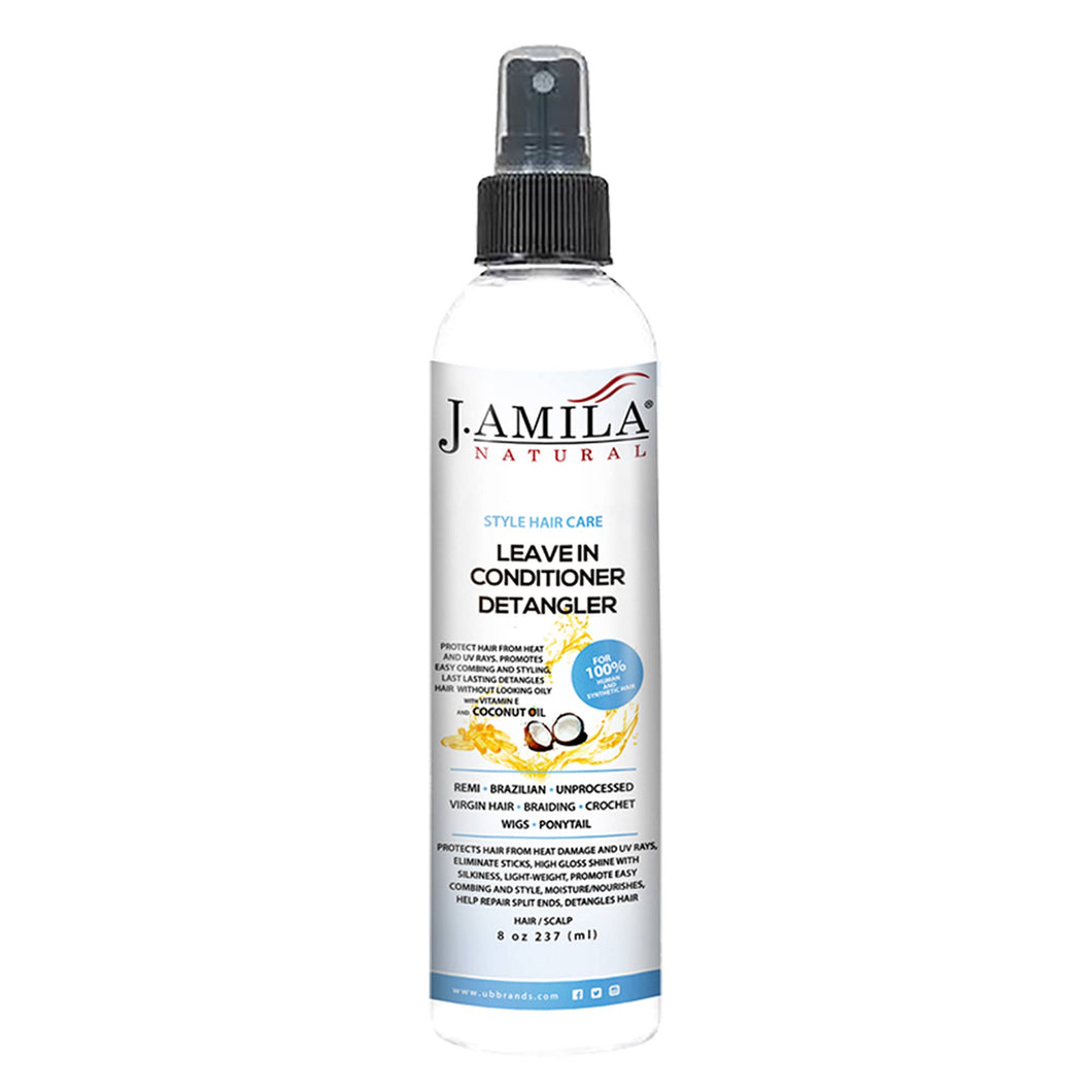 J.Amila Natural Leave In Conditioner Detangler, 8 oz