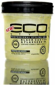 Eco Style Black Castor Oil & Flaxseed Oil, 8oz