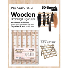 Load image into Gallery viewer, Wooden Braiding Organizer, 1 ea
