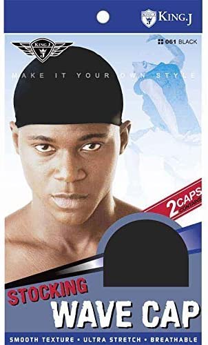 King. J Stocking Wave Cap - 2pk