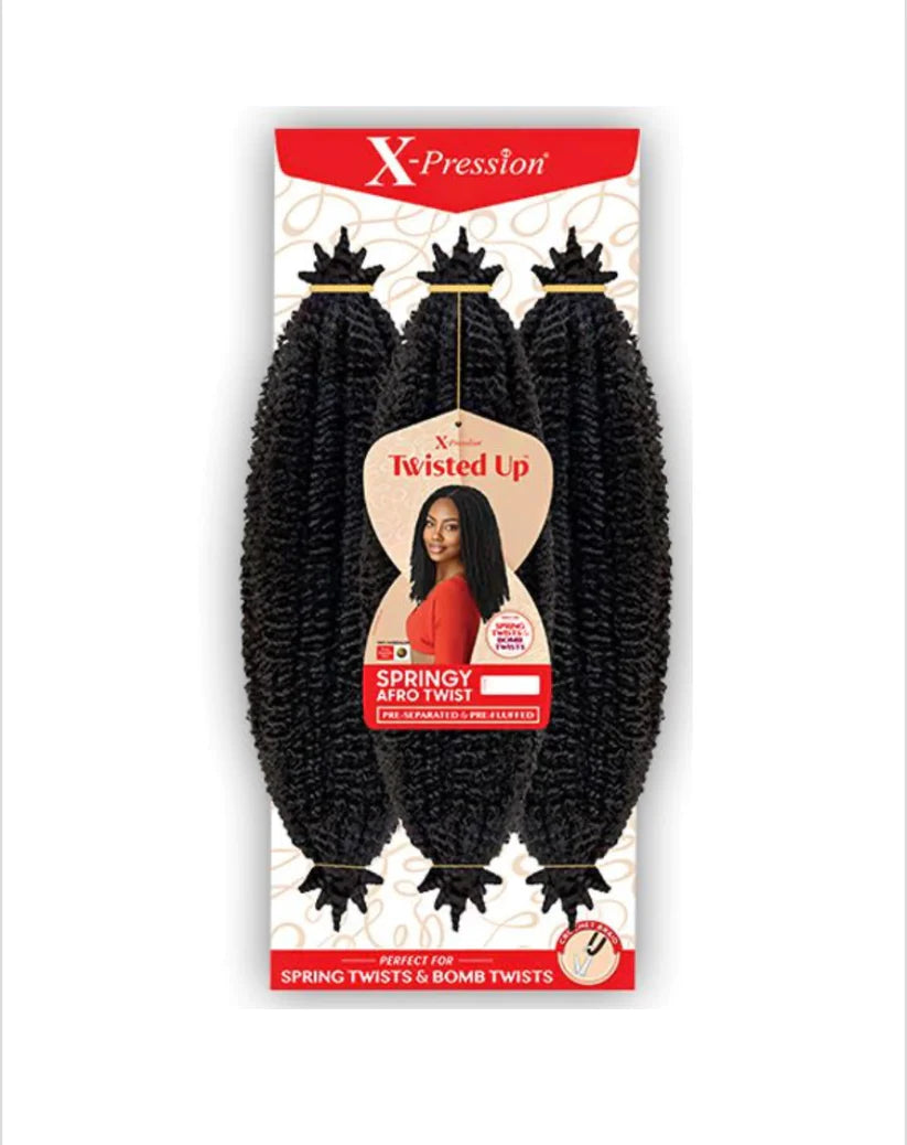 Outre Brand X-Pression Twisted Up - 3x Springy Afro Twist 24
