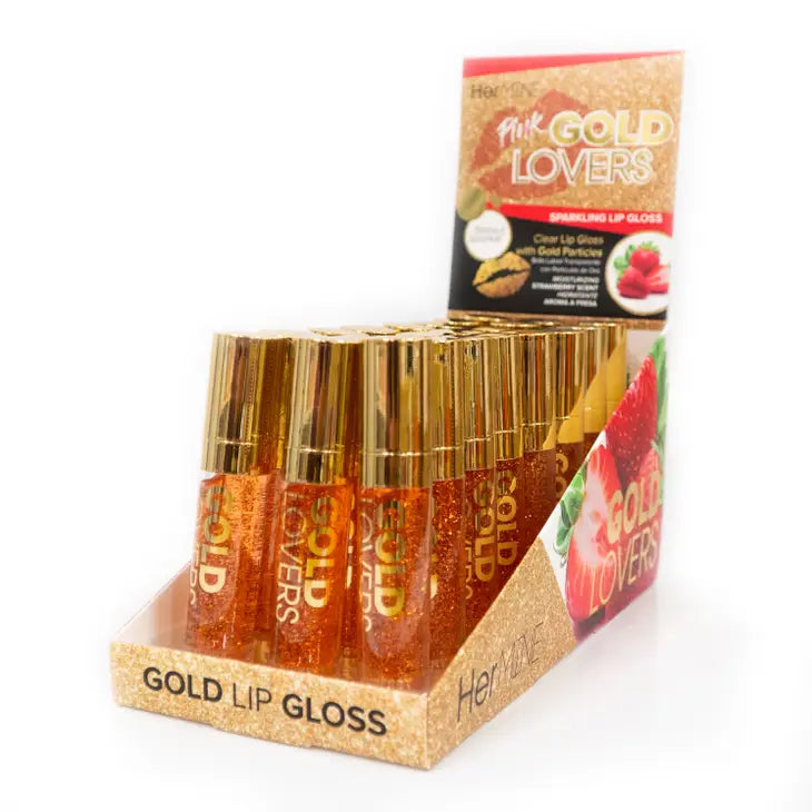 Pink Gold Lovers Lip Gloss (1 pc)