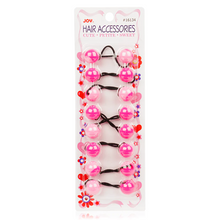 Load image into Gallery viewer, Joy Twin Bead Ponytailers, 8ct
