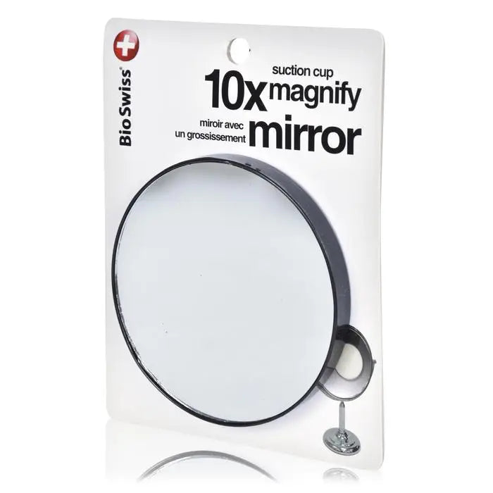 BioSwiss 10X Magnify Mirror, Suction Cup