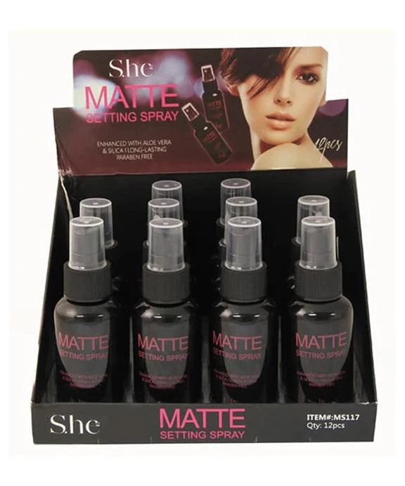 She Makeup Matte Setting Spray (1 pc)