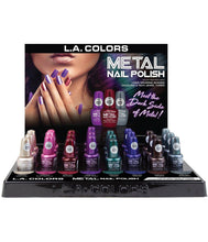 Load image into Gallery viewer, LA Colors Dark Metal Nail Polish (1 pc)
