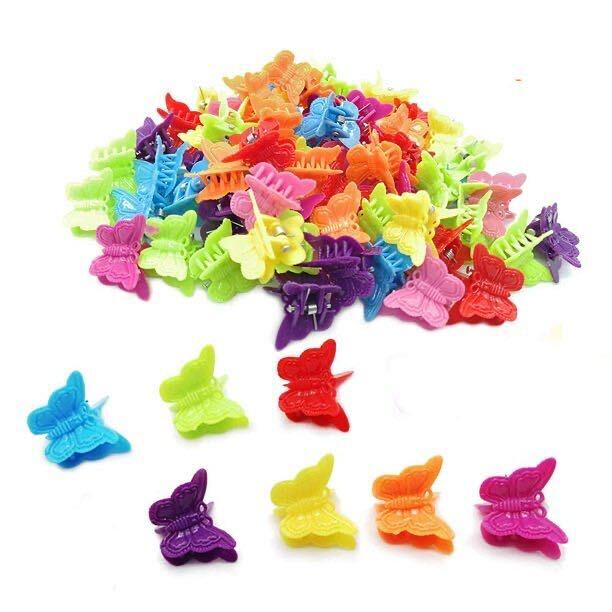 Pastel Collection Butterfly Clips