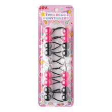 Load image into Gallery viewer, Joy Twin Bead Ponytailers, 10ct
