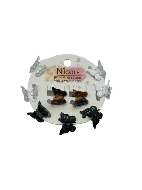 Nicole Mini Butterfly Clips