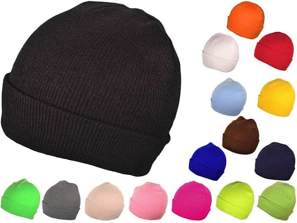 Plain Skull Beanie Hat, (1 pc)